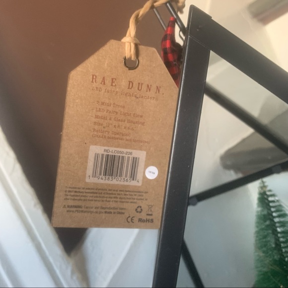 Rae Dunn DECK THE HALLS Fairy Light Lantern - Picture 5 of 9